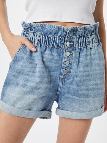 QS Regular Shorts in Blau