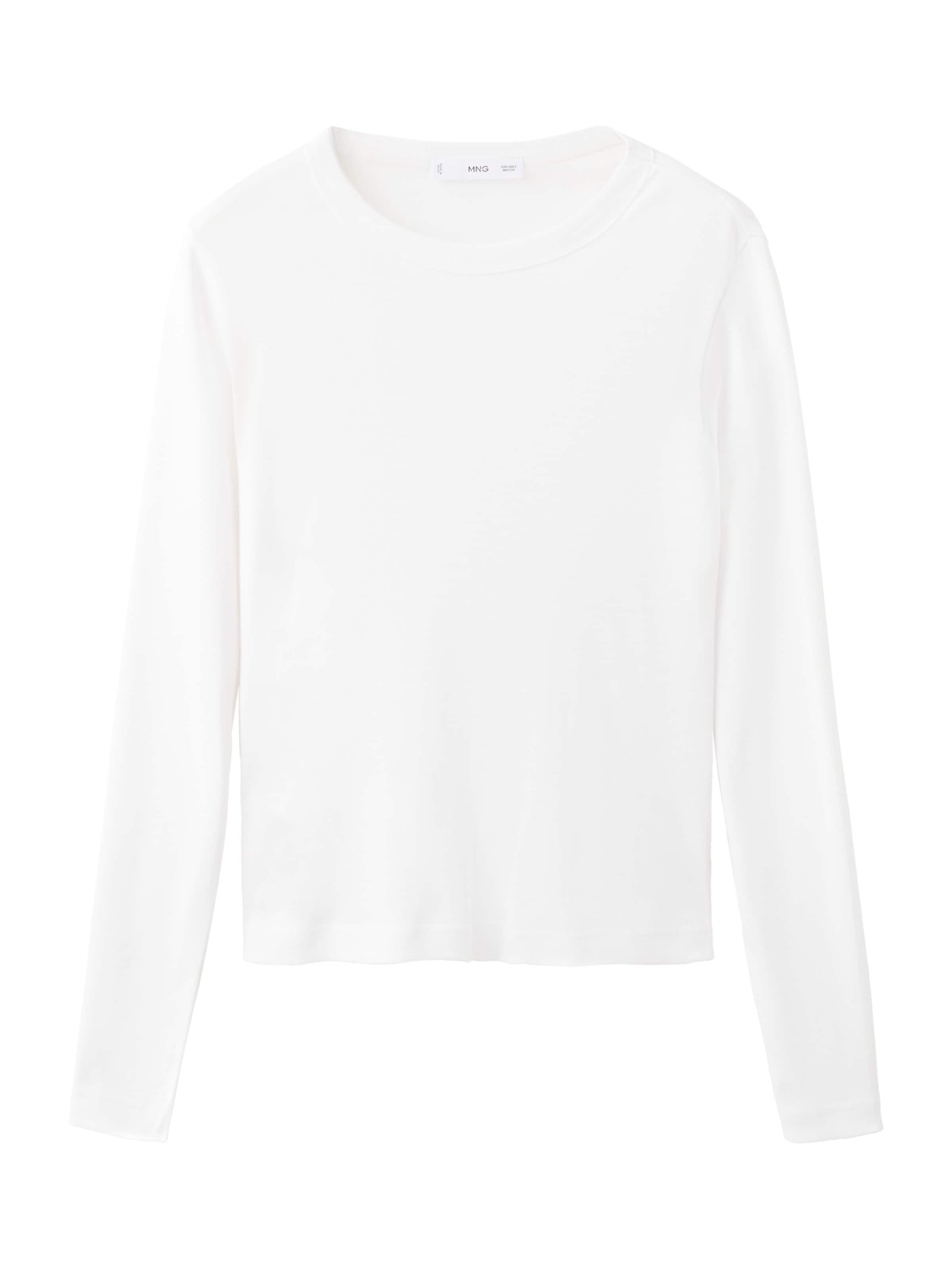 MANGO Póló 'ENI' - fehér: elől