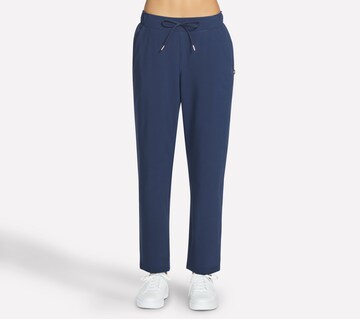SKECHERS Regular Workout Pants in Blue: front