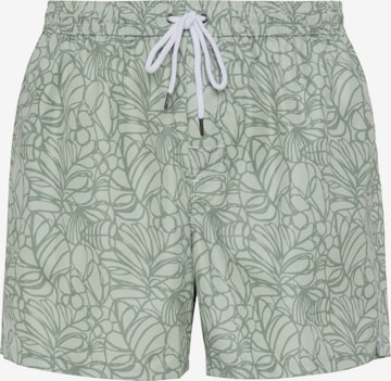 Shorts de bain Boggi Milano en vert : devant