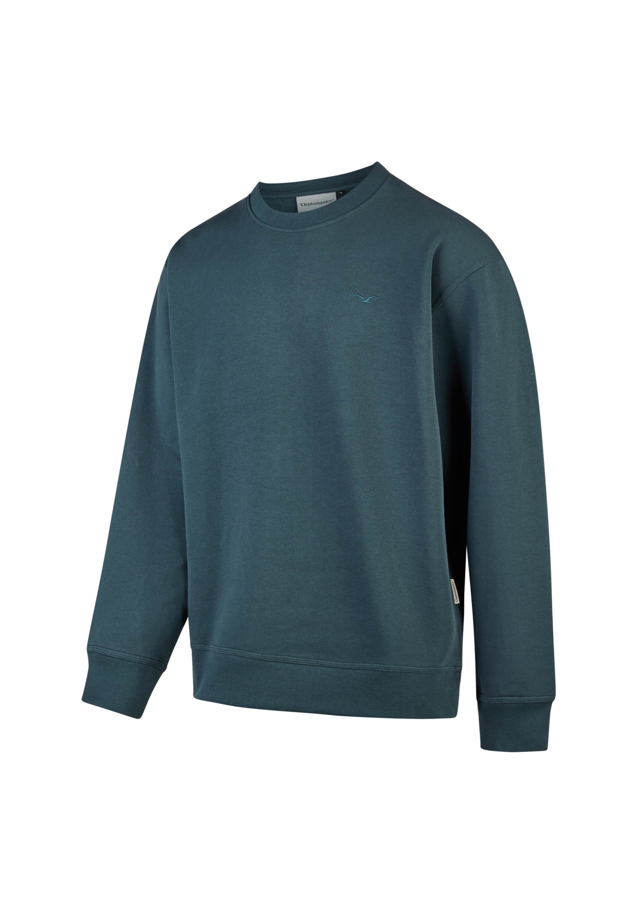 Cleptomanicx Sweatshirt 'Ligull Boxy' in Grün
