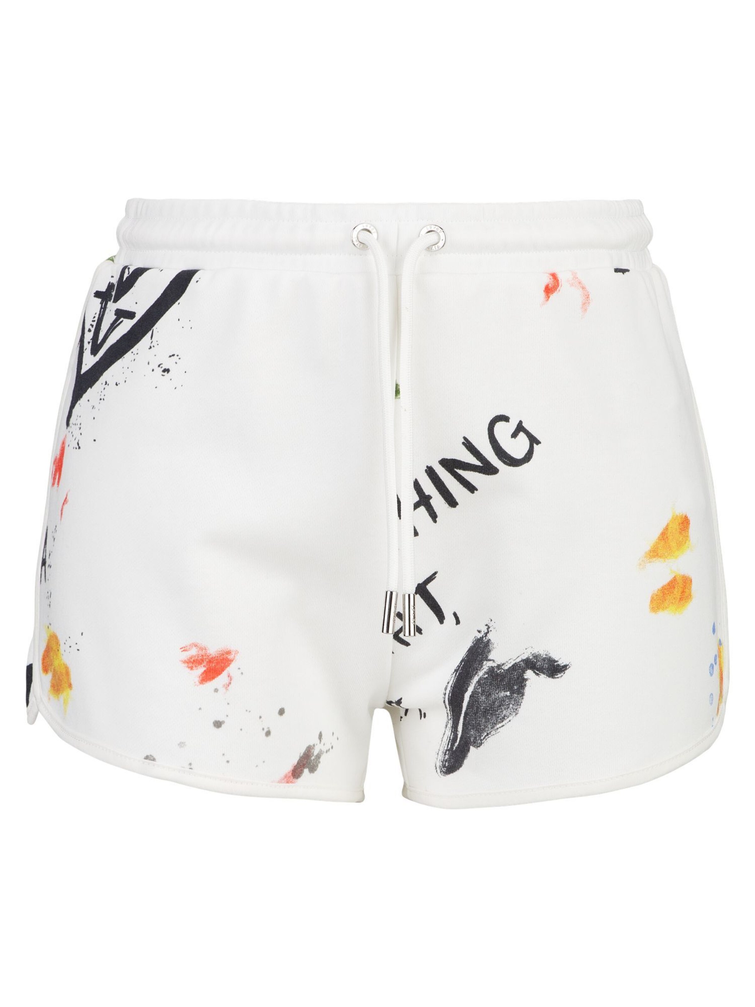 Regular Pantalon 'MADRISSA GRAFFITI' 19V69 ITALIA en blanc : devant