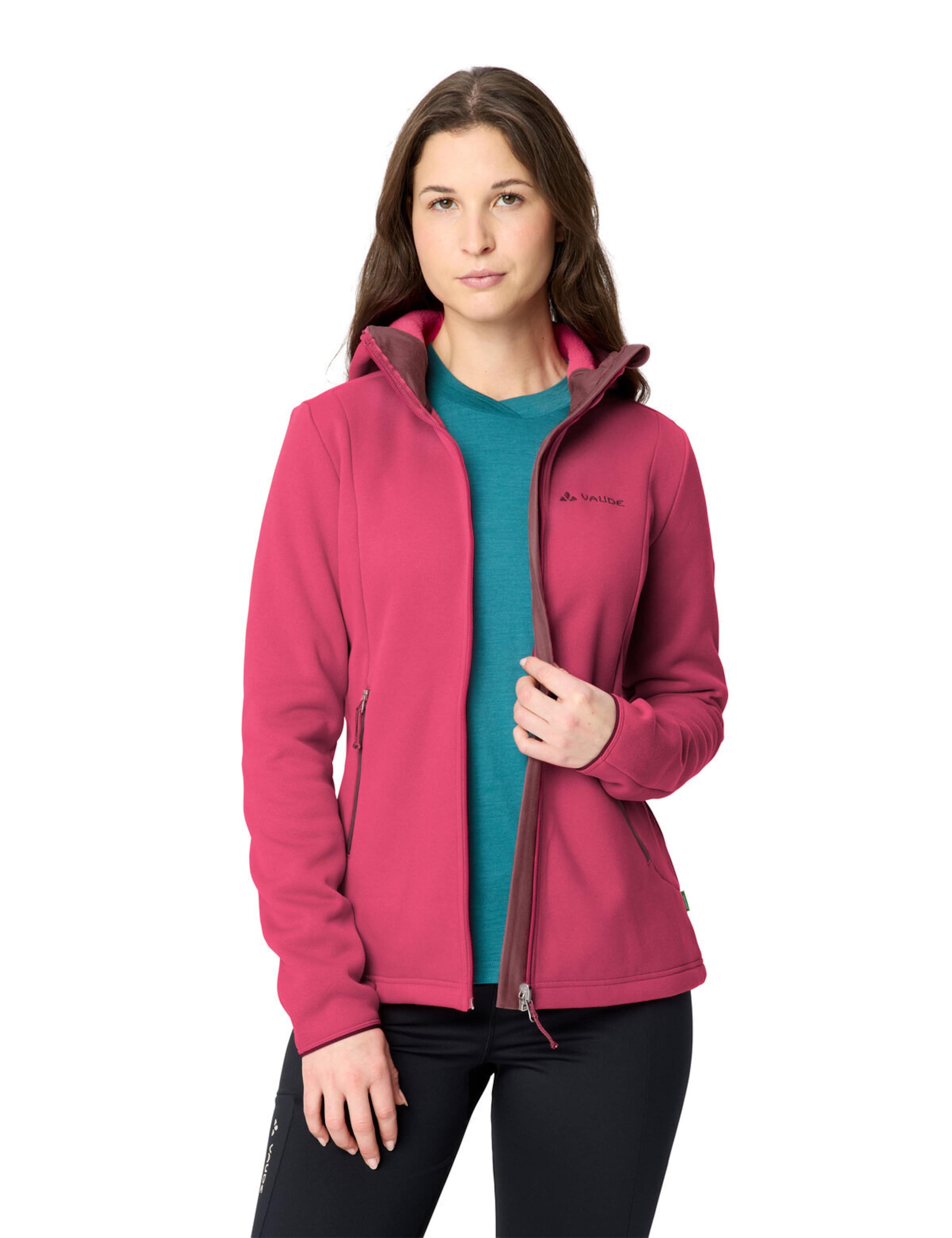 VAUDE Funktionsfleecejacke 'Idris' in Pink