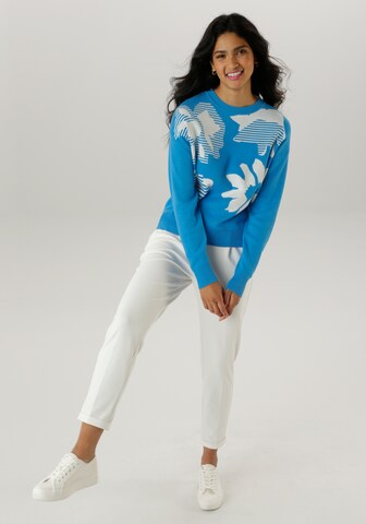 Aniston SELECTED Sweater in Blue: front