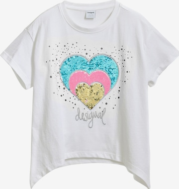 balta Desigual Marškinėliai: priekis