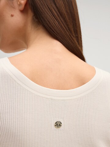 JOOP! Knitted top 'Kespi' in Beige