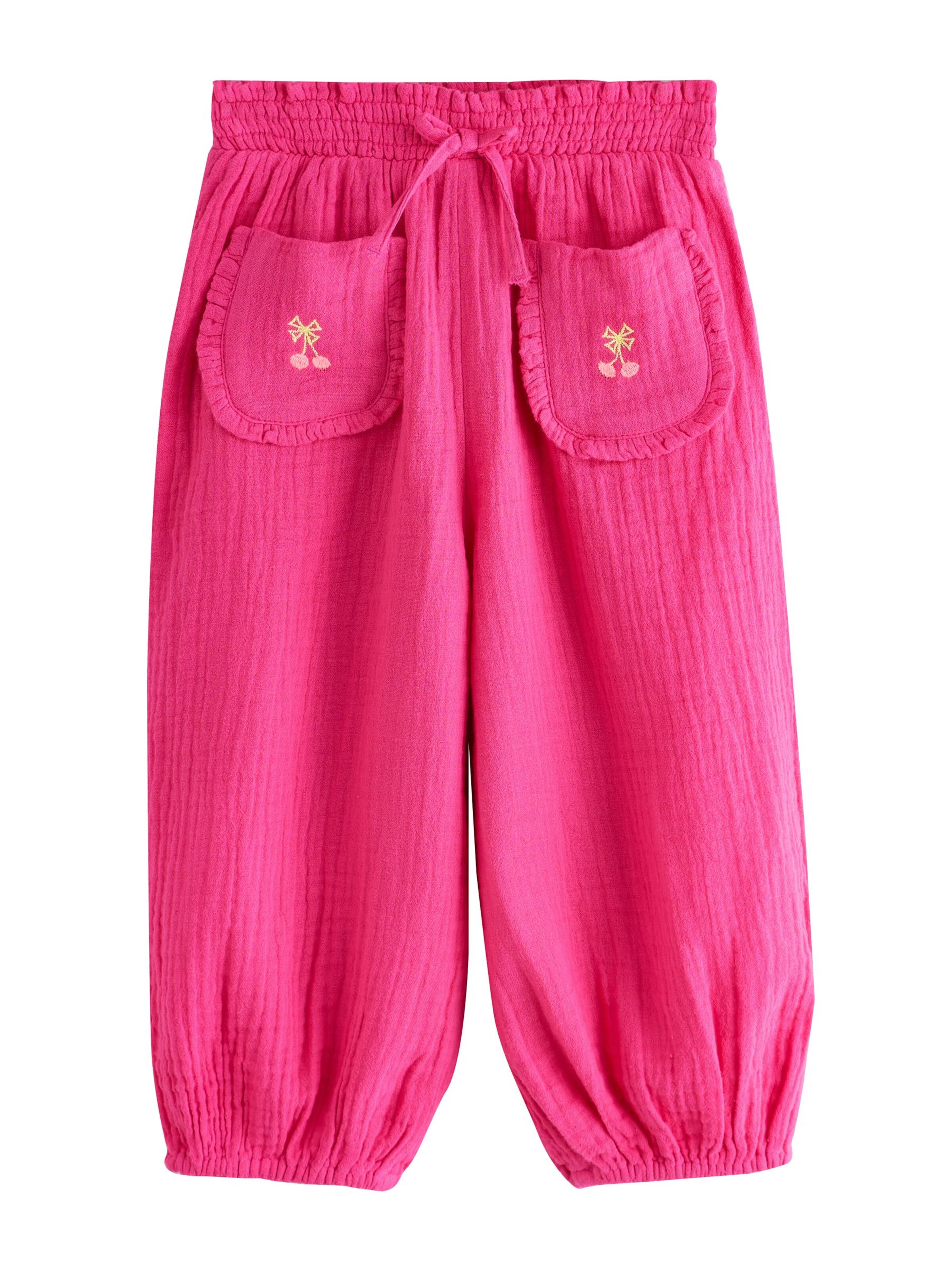 Next Spodnie w kolorze różowy: przód