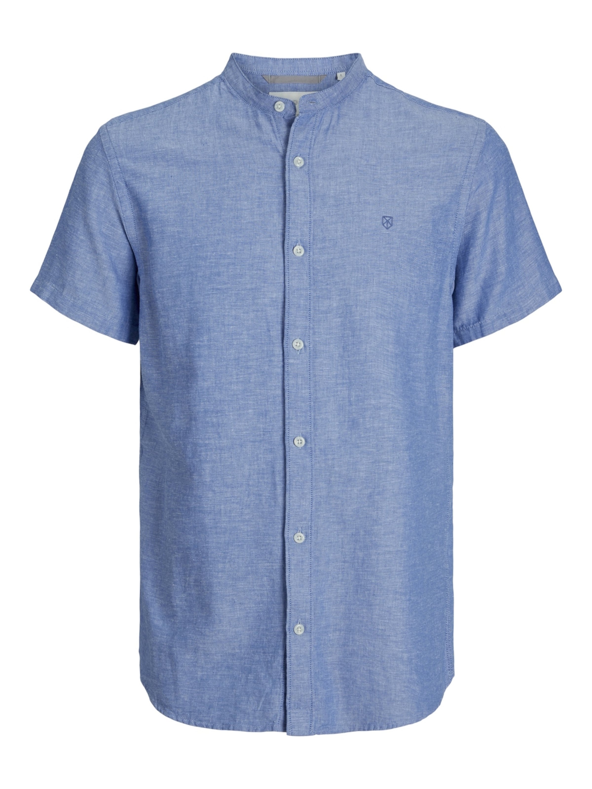 JACK & JONES Košeľa 'Maze', veľkosť L - modrá, Produkt