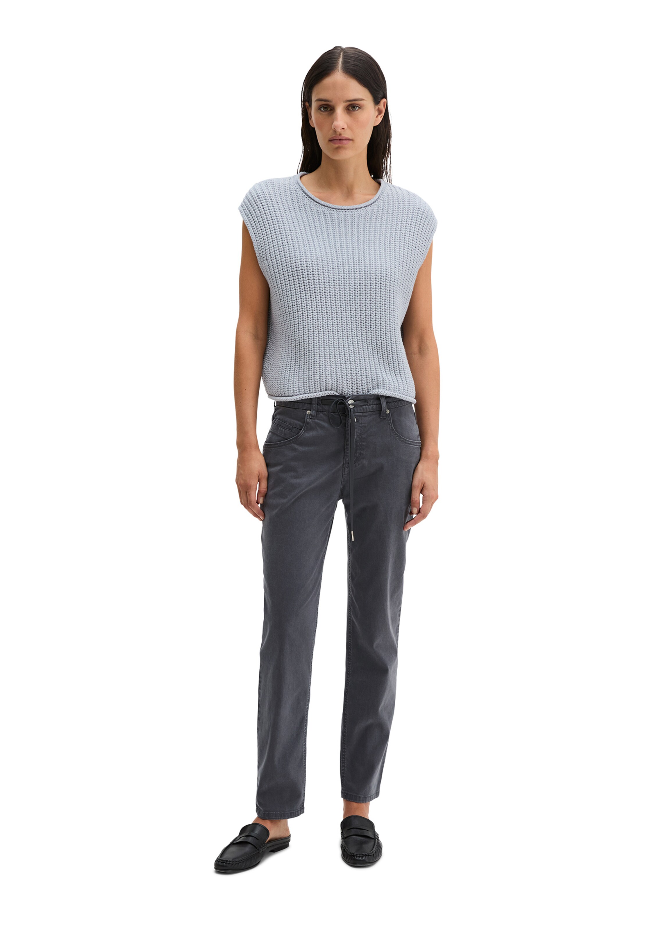 Marc O'Polo Loosefit Hose 'Theda' in Blau
