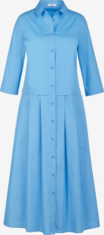 Emilia Lay Shirt Dress in Blue: front