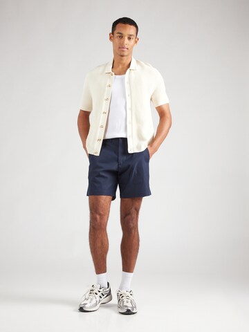 Abercrombie & Fitchregular Chino hlače - plava boja