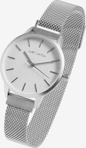 Just Watch Analog Watch 'Malva, 3 ATM' in Silver: front