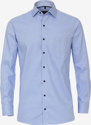 CASAMODA Regular fit Business Shirt in Blue: front