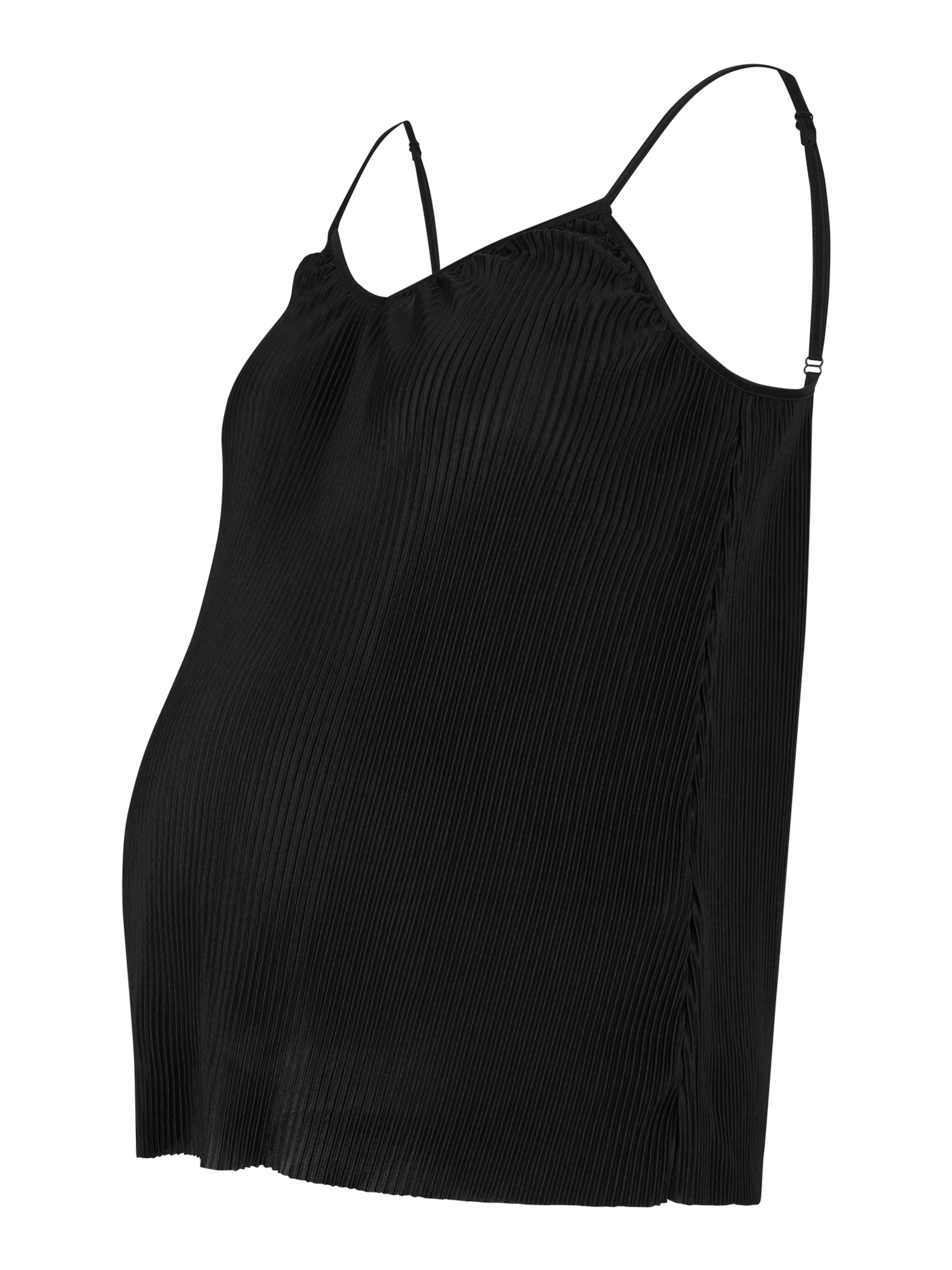 Only Maternity Top in Black: front