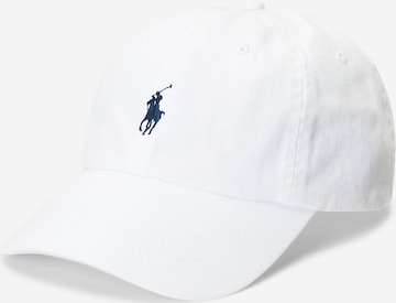 Ralph Lauren Czapka z daszkiem w kolorze biały: przód