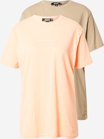 Missguided "Oversize" stila krekls, krāsa - gaiši bēšs / persiku, Preces skats