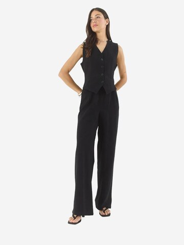 Pantalons de tailleur Bianco Lucci en noir