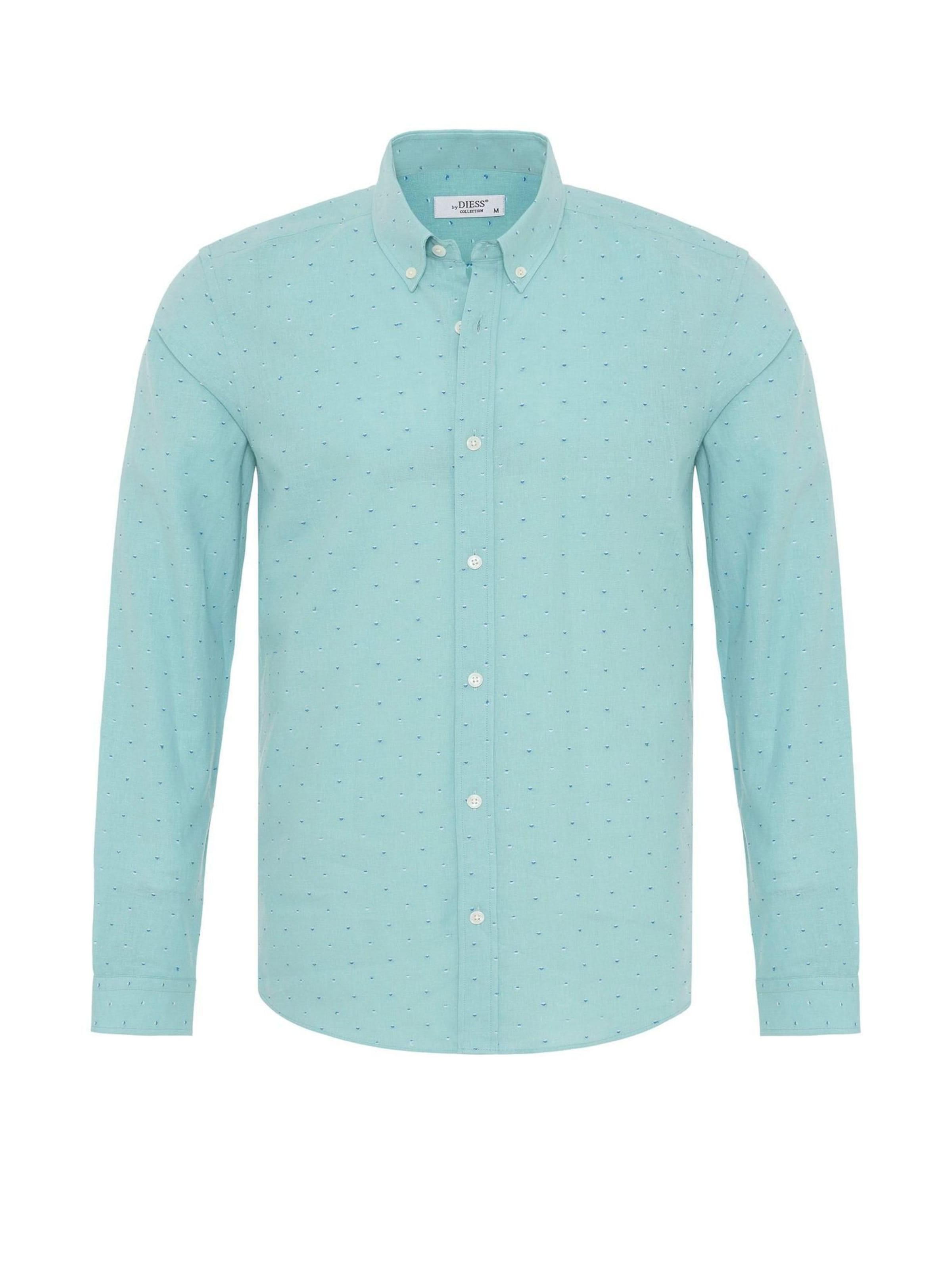 By Diess Collection Skjorta i marinblå / mint / vit, Produktvy