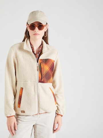 Veste en polaire 'Arkta' Iriedaily en beige : devant