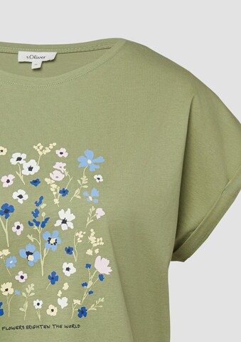 T-shirt s.Oliver en vert