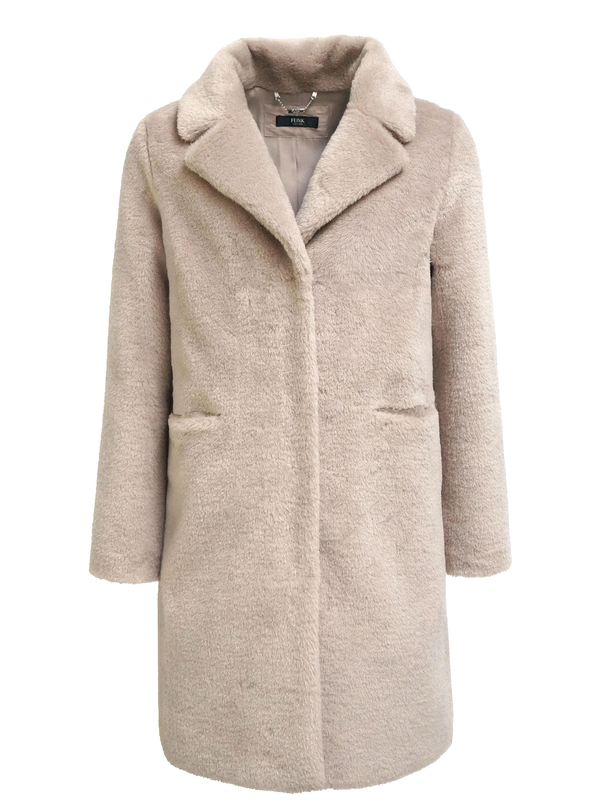 Funk since 1776 Wintermantel‌‌‌‌‌‌‌‌‌‌ in Beige: Vorderseite