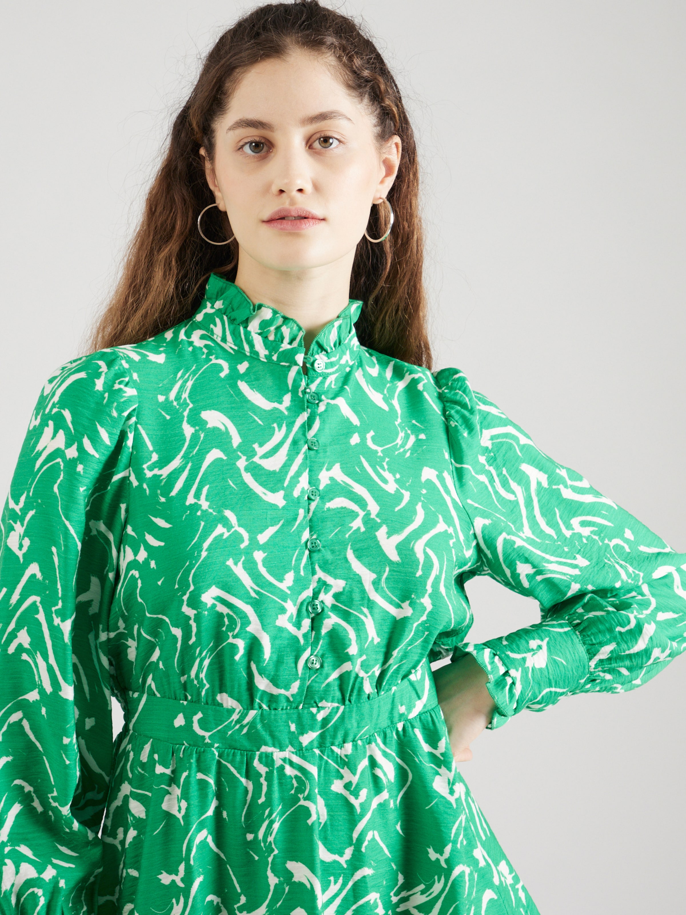 Vero moda blousejurk groen hotsell