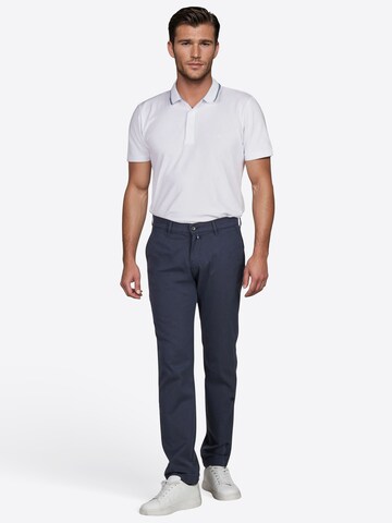 PIERRE CARDIN Tapered Hose 'Calais' in Blau