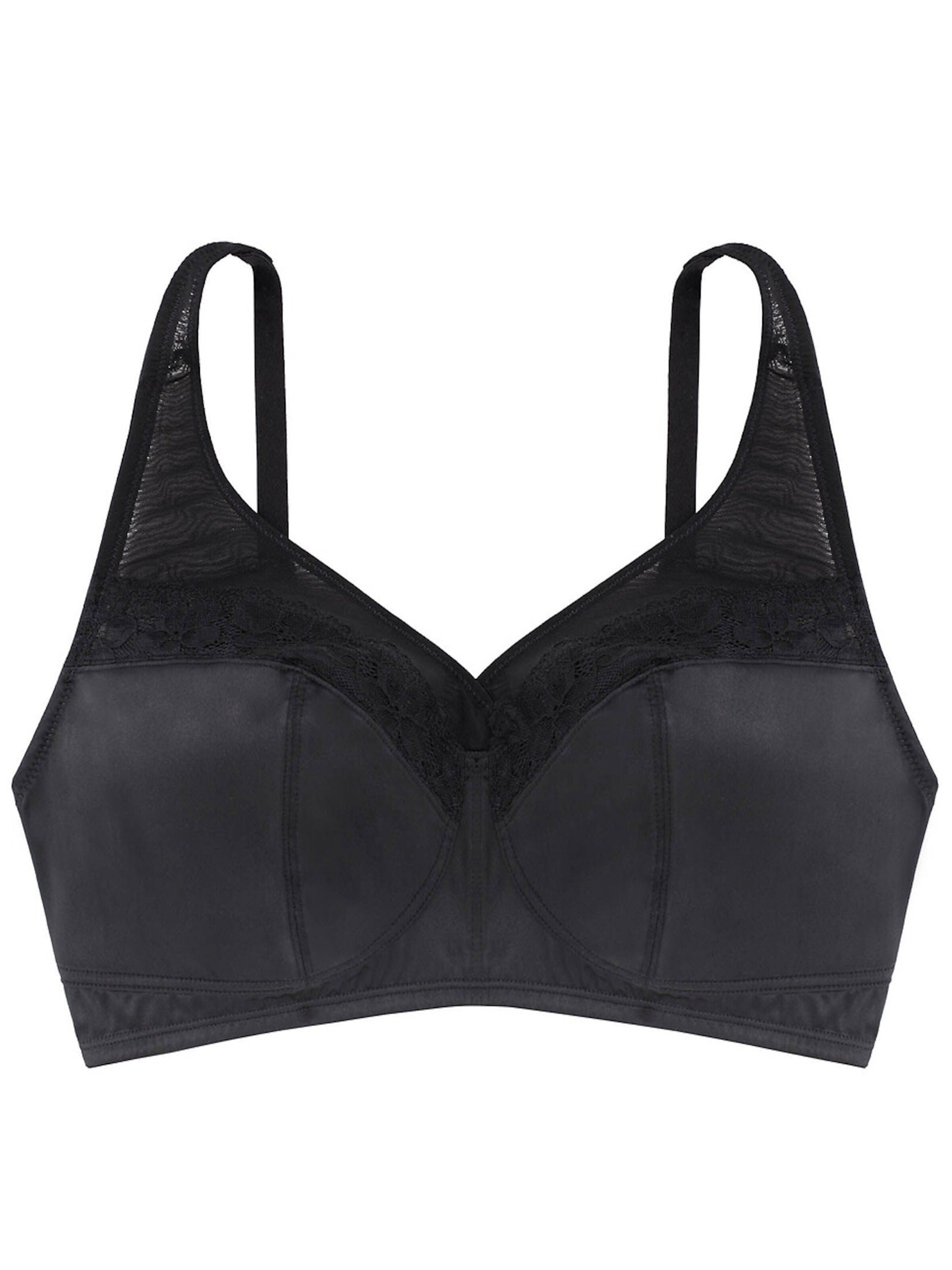 Dorina Triangle Bra 'Teagan' in Black: front