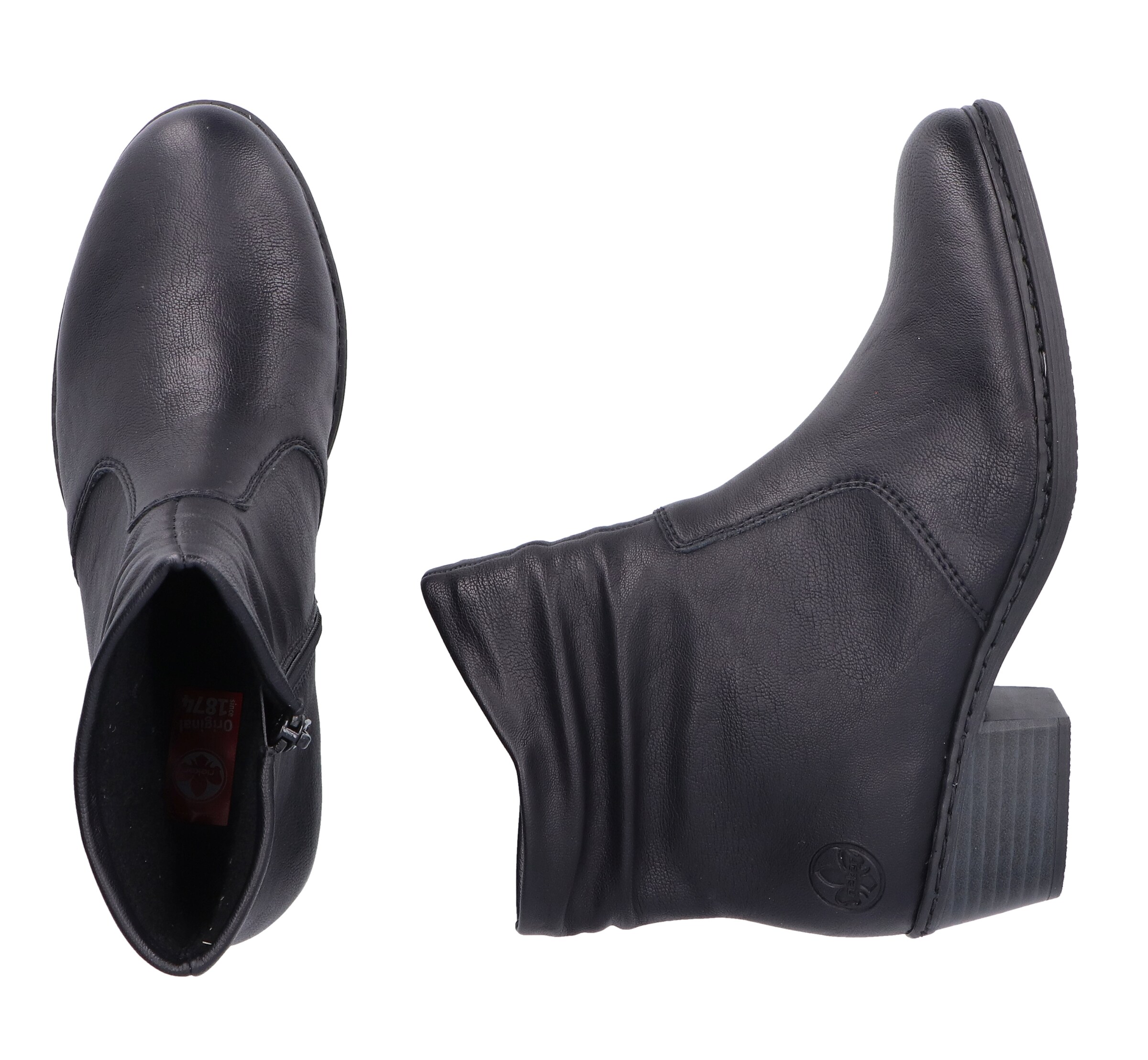 Rieker Ankelboots i svart