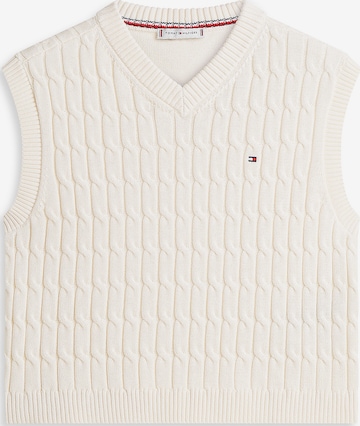 Pull-over TOMMY HILFIGER en beige : devant
