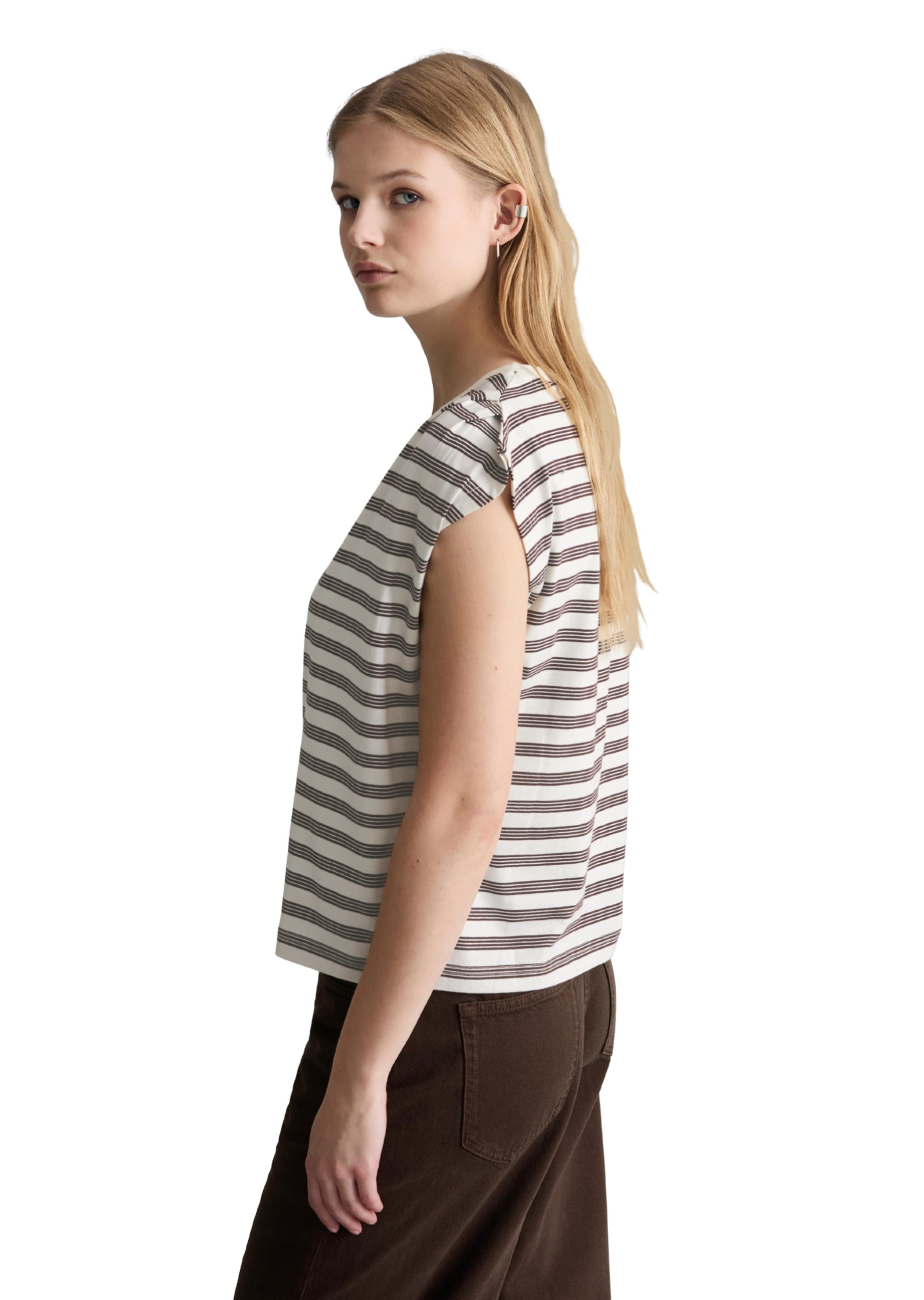Marc O'Polo DENIM T-Shirt in Weiß
