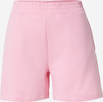 JDY Regular Trousers 'JDYAMALFI' in Pink: front