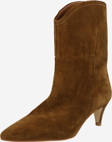 Ankle boots 'Jasmin' di ABOUT YOU in marrone: frontale