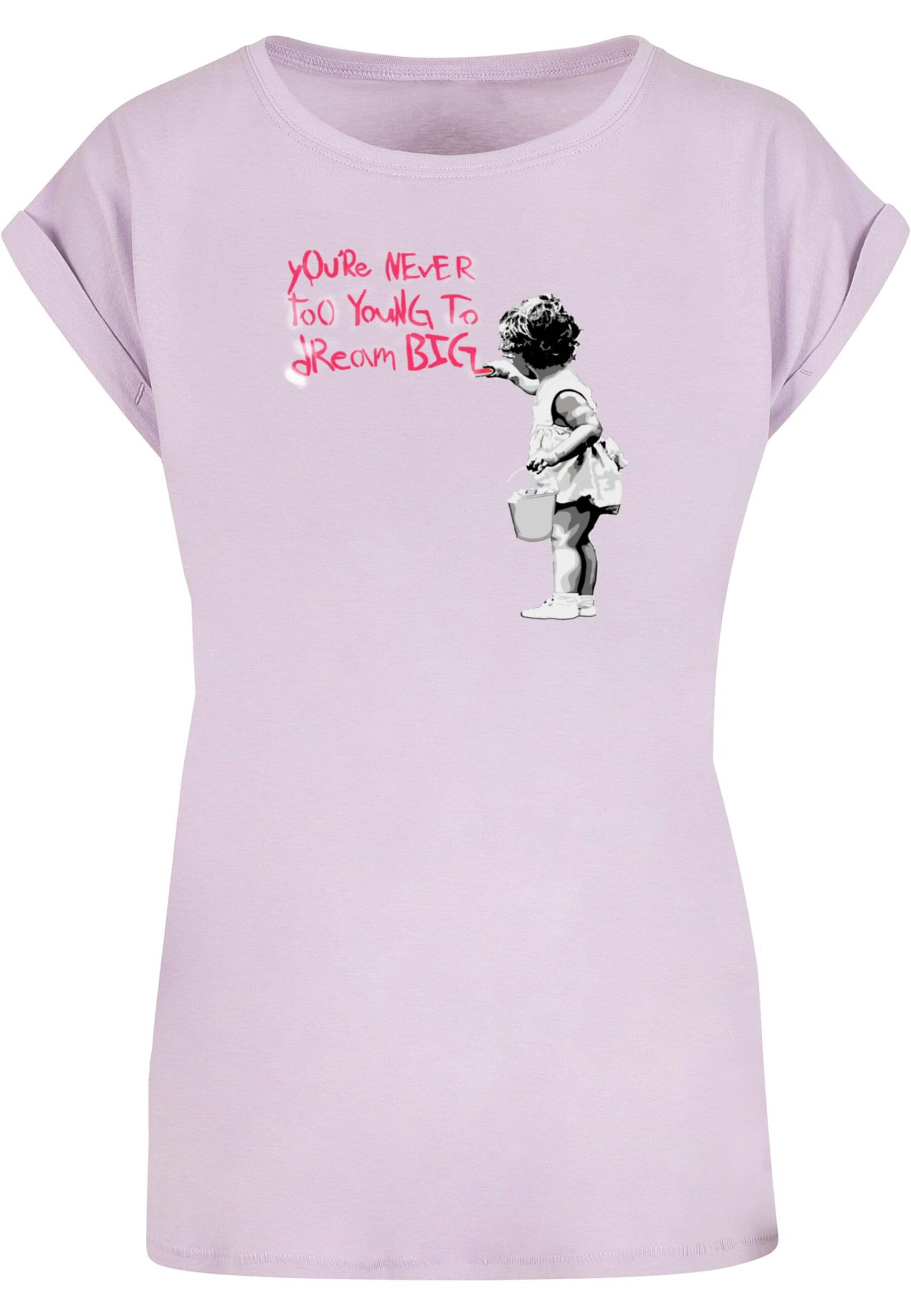 T-shirt 'Dream Big' Merchcode en violet : devant