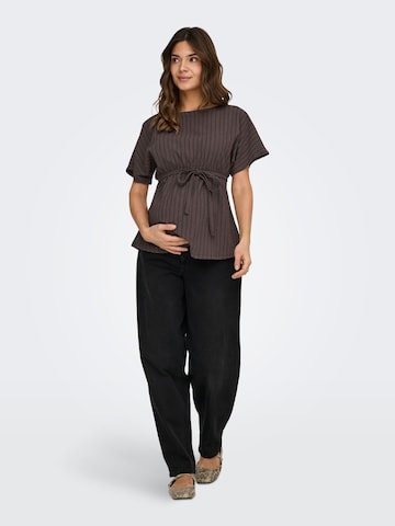 Only Maternity Shirt 'OLMPetris' in Brown