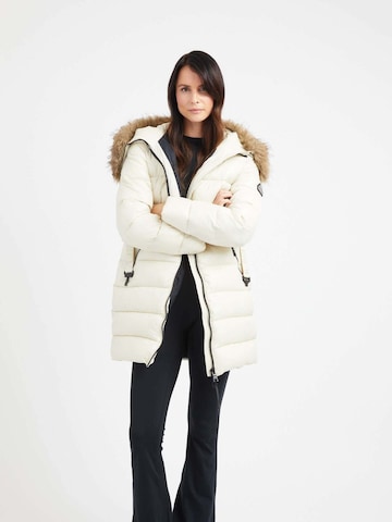 JACK1T Winter Coat 'Madero' in White: front