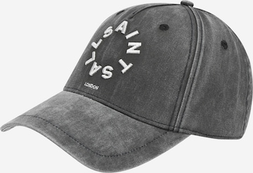 Casquette AllSaints en noir : devant