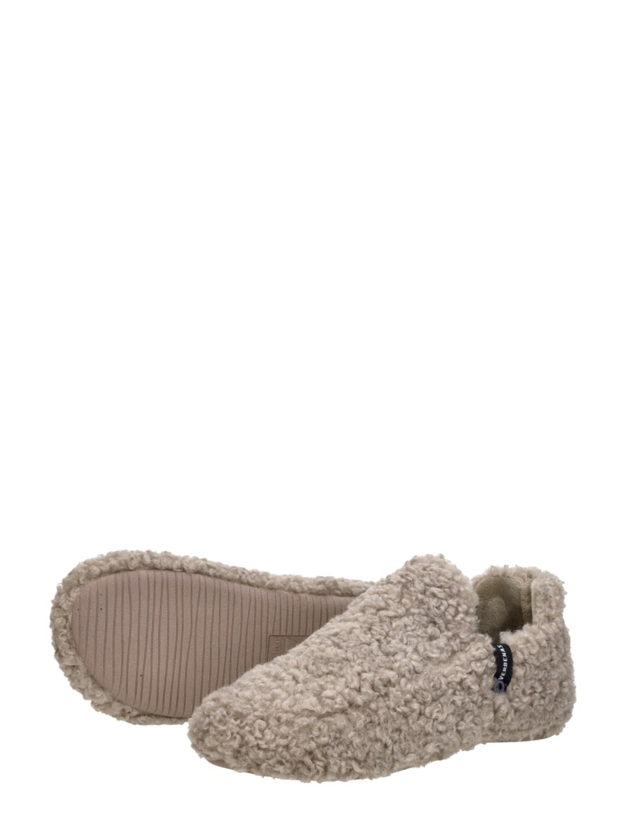 VERBENAS Huisschoenen 'Yuk Curly' in Grijs