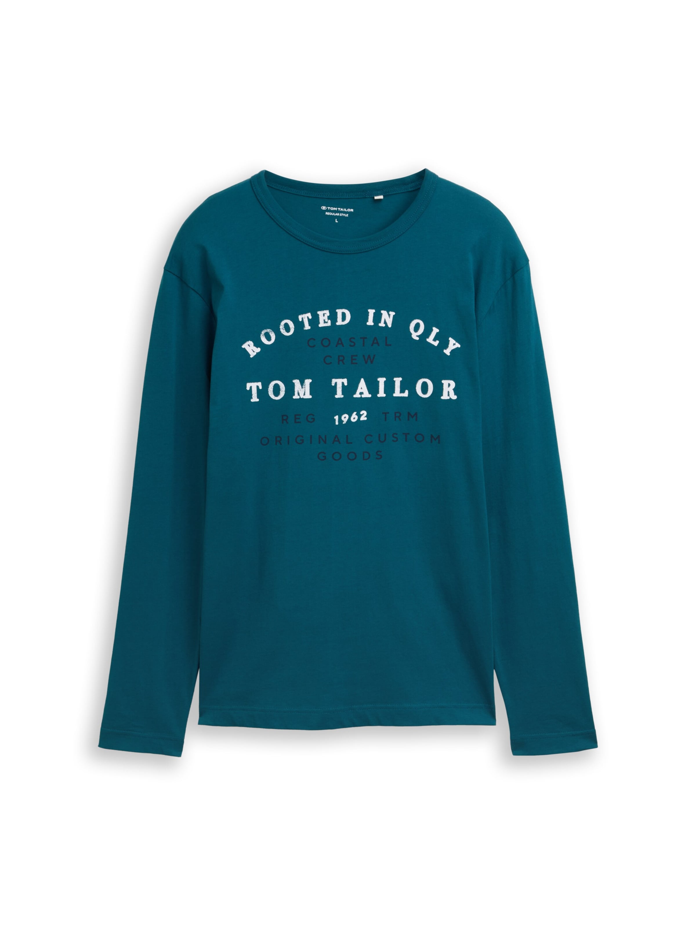 TOM TAILOR Shirt in Groen: voorkant