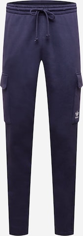 Effilé Pantalon ADIDAS ORIGINALS en bleu : devant