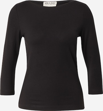 T-shirt 'AWFiona' Aware en noir : devant