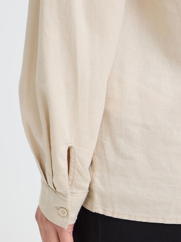 Camicia da donna ' OXAlfas ' di Oxmo in beige