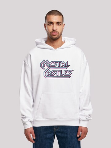 F4NT4STIC Sweatshirt 'Atari Crystal Castles Retro Gaming' in Wit: voorkant