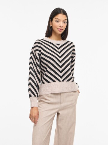 VILA - Jersey 'VILUNA' en beige: frente