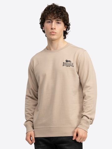 LONSDALE Sweatshirt 'Lympstone' in Beige: Vorderseite