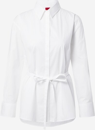 HUGO Bluse 'Eveyla' en blanc, Vue avec produit