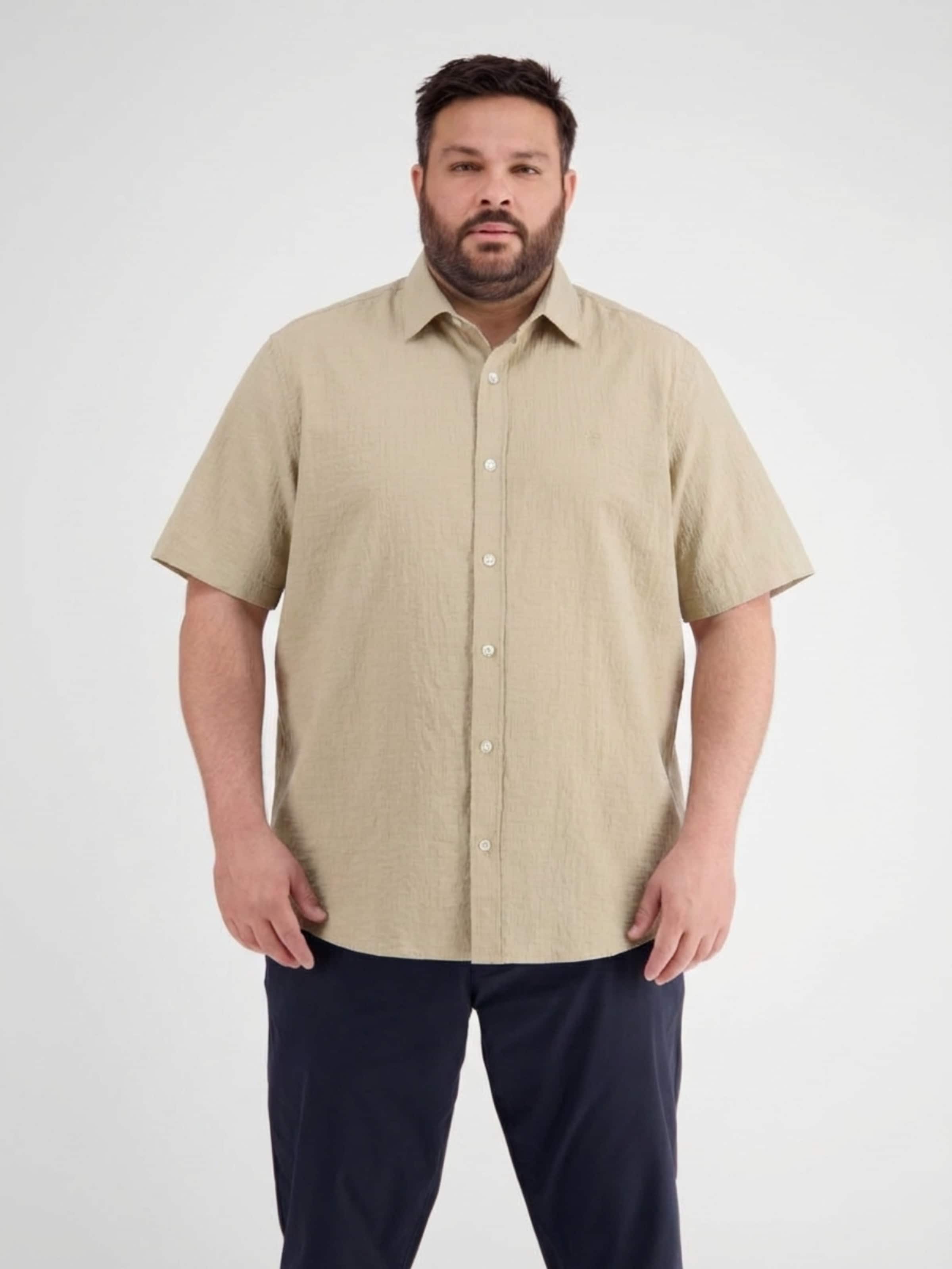 LERROS Regular fit Overhemd in Beige