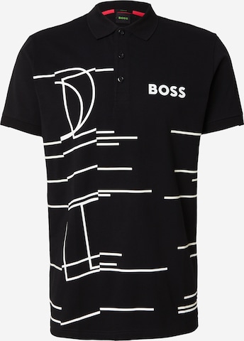 Tricou 'Paddy 3' de la BOSS Green pe negru: față