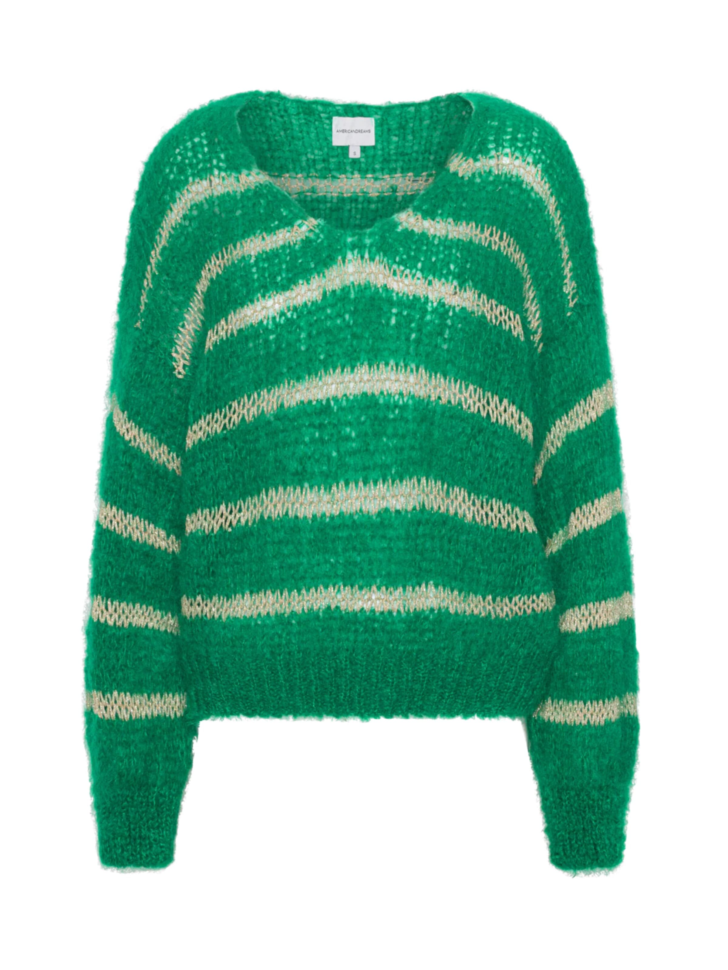 americandreams Sweater 'Katie' in Green: front