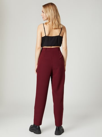 Guido Maria Kretschmer Women Loosefit Pantalon 'INKA' in Rood